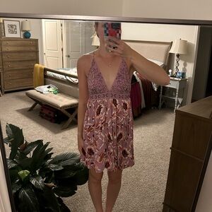 Floral Pink Dress